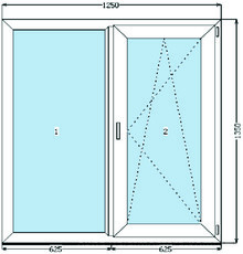 Металлопластиковое окно Open Teck